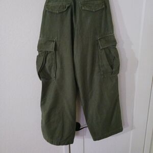 Abercrombie & Fitch Men's Green Cargo Pants
